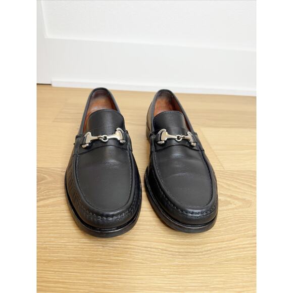Allen Edmonds Arezzo Horsebit Lambskin Italian Leather Loafer Black Men\'s 10 main image 4